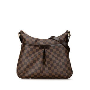 LOUIS VUITTON Brown Damier Leather Shoulder Bag